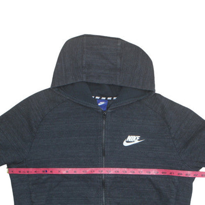 Nike Men's Black XL Full Zip Hooded Sweatshirt Hoodie
