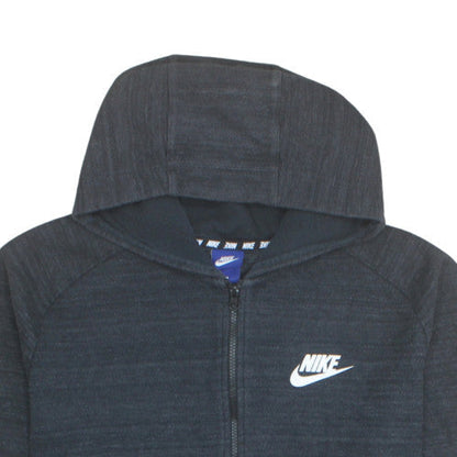 Nike Men's Black XL Full Zip Hooded Sweatshirt Hoodie