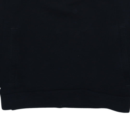 Lacoste Men's Black Pullover Hoodie Cotton Blend Large