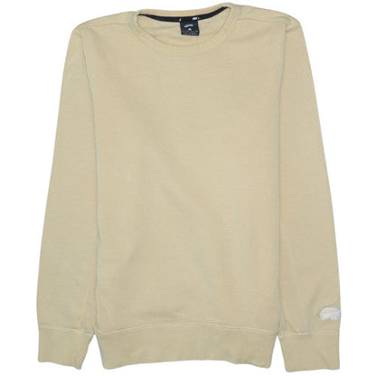Nike SB Men's Beige XS Crew Neck Fleece Pullover Sweatshirt