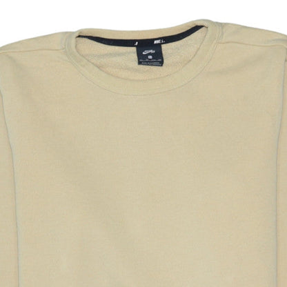 Nike SB Men's Beige XS Crew Neck Fleece Pullover Sweatshirt