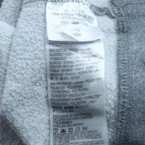 Nike Jordan Boys Grey Hoodie XL 13-15 Yrs Pullover Hooded Sweatshirt