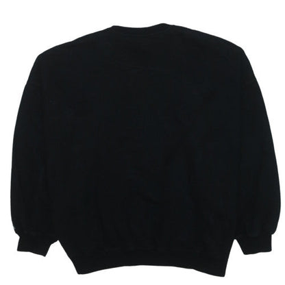 NBA Brooklyn Nets Men's Black Sweatshirt Medium Embroidered Pullover