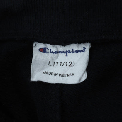 Champion Boys Black Sweatpants L (11-12 Years) Fleece Active Trousers