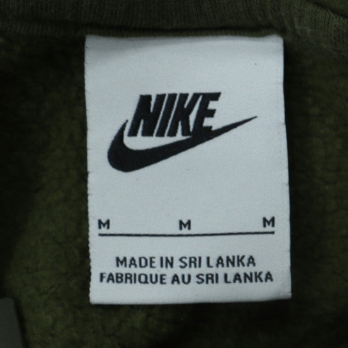 Nike Men's Green Full Zip Hoodie M Regular Fit Sportswear