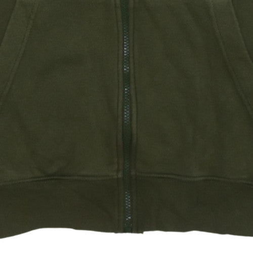 Nike Men's Green Full Zip Hoodie M Regular Fit Sportswear