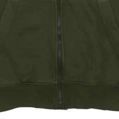 Nike Men's Green Full Zip Hoodie M Regular Fit Sportswear
