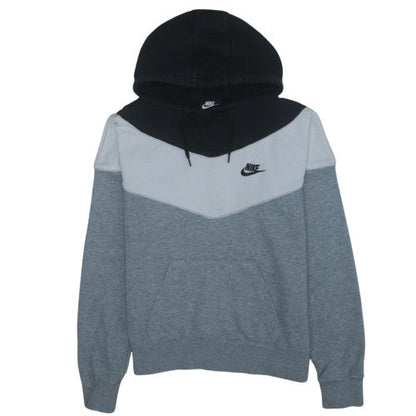 Nike Men's Grey Pullover Hoodie XS Regular Fit Logo Design