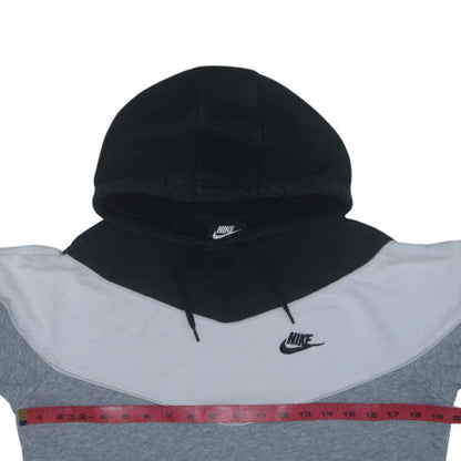 Nike Men's Grey Pullover Hoodie XS Regular Fit Logo Design