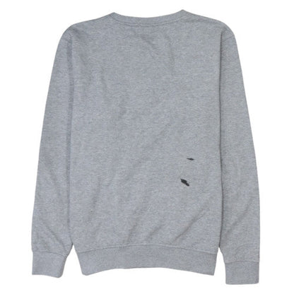 Kappa Mens Grey XL Logo Crew Neck Fleece Sweatshirt