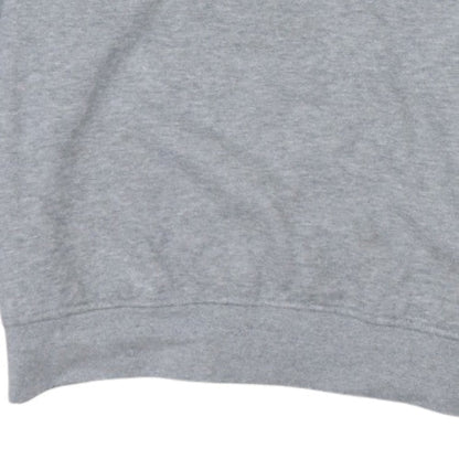 Kappa Mens Grey XL Logo Crew Neck Fleece Sweatshirt