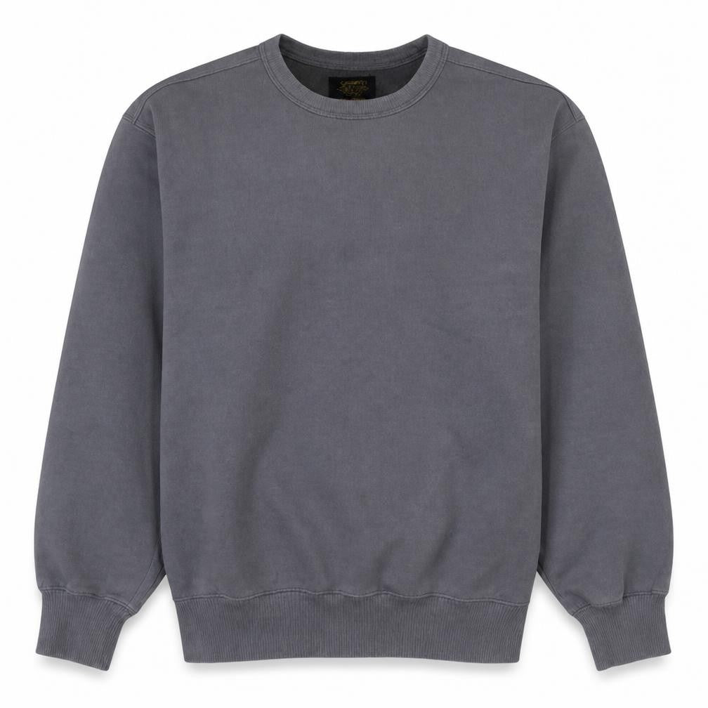 Carhartt Men Grey Sefton Sweatshirt M Crew Neck Cotton Blend