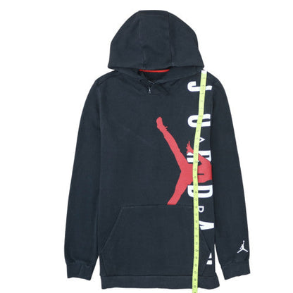 Jordan Men's Black Pullover Hoodie L Graphic Logo Sportswear