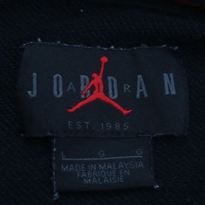 Jordan Men's Black Pullover Hoodie L Graphic Logo Sportswear