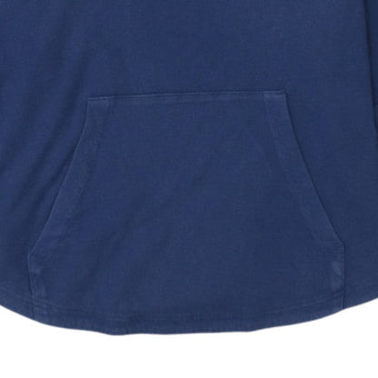 Adidas Men's Blue Pullover Hoodie L Sports Cotton Sweatshirt