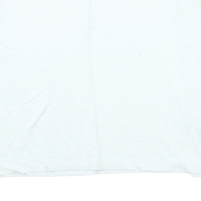 Nike Men’s White Cotton Crew Neck Short Sleeve T-Shirt Size M