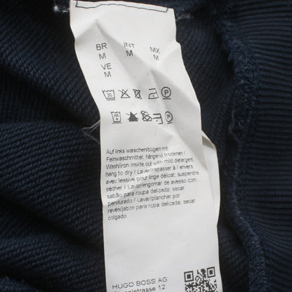 Hugo Boss Men's Blue Crew Neck Logo Sweatshirt Size M