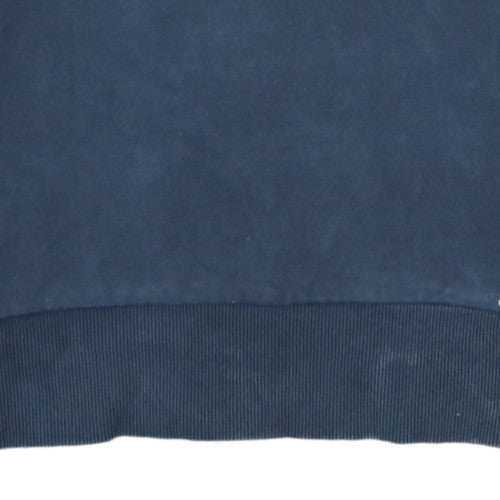 Hugo Boss Men's Blue Crew Neck Logo Sweatshirt Size M