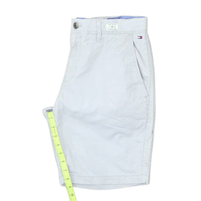 Tommy Hilfiger Men's Light Grey 32 Chino Shorts Casual Cotton Blend