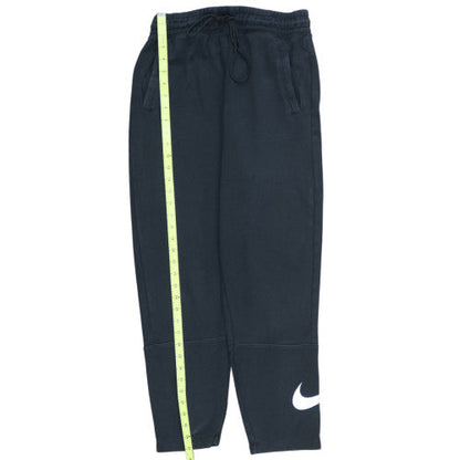 Nike Men's Black Jogger Trousers M Regular Fit Cotton Blend Activewear
