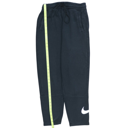 Nike Men's Black Jogger Trousers M Regular Fit Cotton Blend Activewear