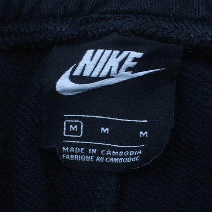 Nike Men's Black Jogger Trousers M Regular Fit Cotton Blend Activewear