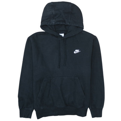 Nike Men's Black Pullover Hoodie Medium Fleece Cotton Sweatshirt