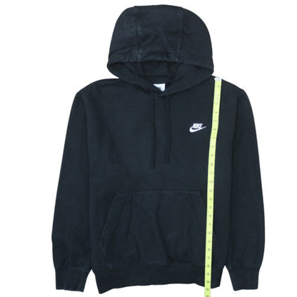 Nike Men's Black Pullover Hoodie Medium Fleece Cotton Sweatshirt
