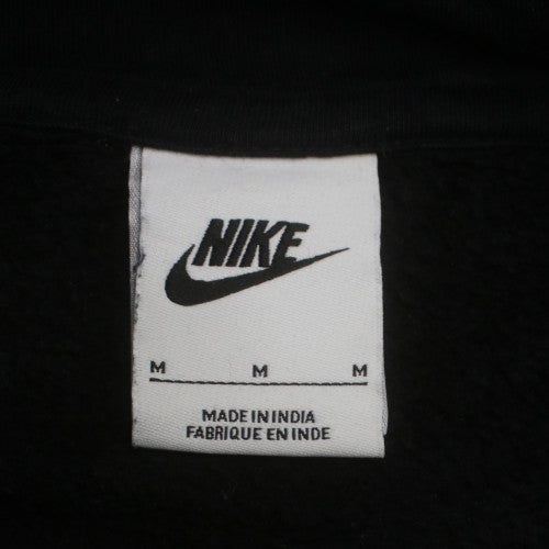 Nike Men's Black Pullover Hoodie Medium Fleece Cotton Sweatshirt