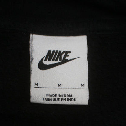 Nike Men's Black Pullover Hoodie Medium Fleece Cotton Sweatshirt
