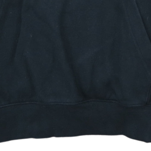 Nike Men's Black Pullover Hoodie Medium Fleece Cotton Sweatshirt
