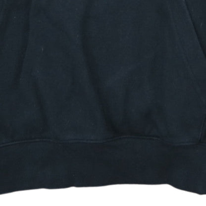 Nike Men's Black Pullover Hoodie Medium Fleece Cotton Sweatshirt