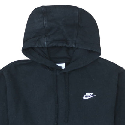Nike Men's Black Pullover Hoodie Medium Fleece Cotton Sweatshirt