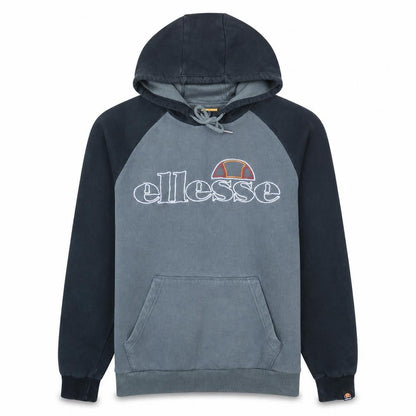 Ellesse Mens Grey Pullover Hoodie M Embroidered Logo Sportswear