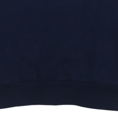 Fila Men's Blue Crew Neck Pullover Sweatshirt M Regular Fit