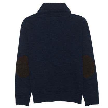 Polo Ralph Lauren Men's Blue Henley Sweatshirt M Classic Fleece