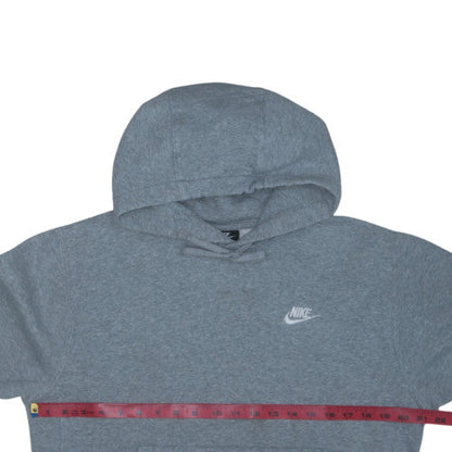 Nike Men's Grey Pullover Hoodie Size S Regular Fit Sports Fleece