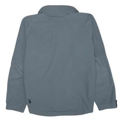 Adidas Men's Grey Softshell Fleece Jacket Size M Full Zip Sportswear