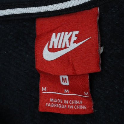 Nike Womens Black Full Zip Hoodie M Logo Graphic Style
