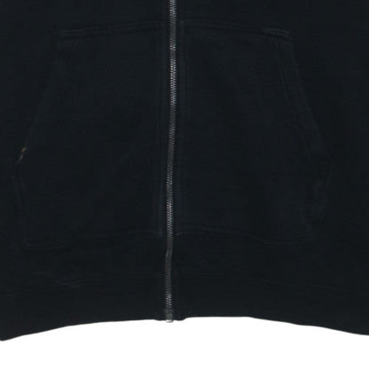 Nike Womens Black Full Zip Hoodie M Logo Graphic Style