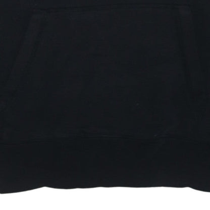 Lonsdale Men's Black Pullover Hoodie Small Graphic Logo Sweatshirt