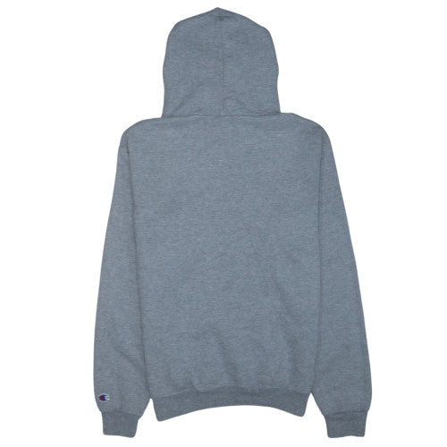 Champion Men's Grey Pullover Hoodie S University College Sports Style