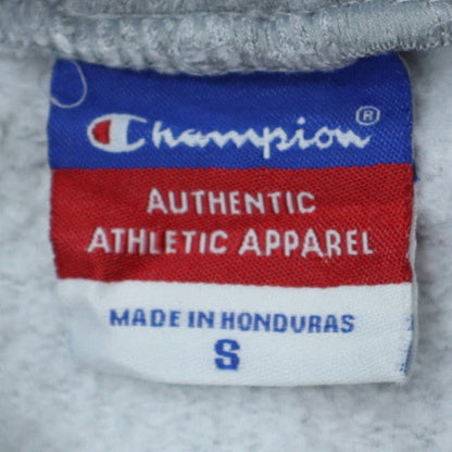 Champion Men's Grey Pullover Hoodie S University College Sports Style