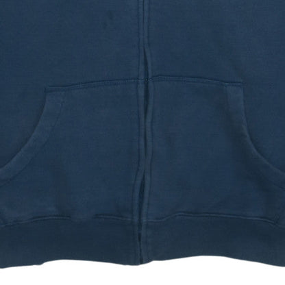 Adidas Men's Blue Full Zip Graphic Sweatshirt L Regular Fit