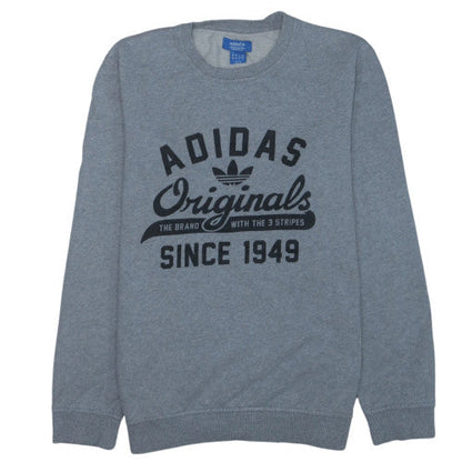 Adidas Originals Men’s Grey Pullover Sweatshirt Size S
