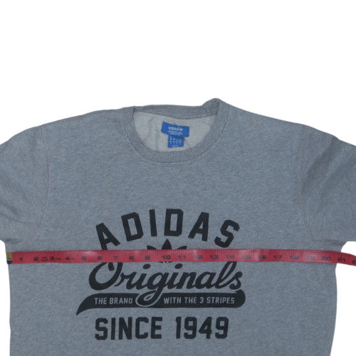Adidas Originals Men’s Grey Pullover Sweatshirt Size S