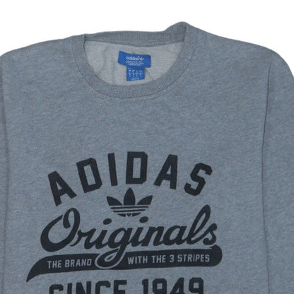 Adidas Originals Men’s Grey Pullover Sweatshirt Size S