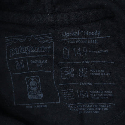 Patagonia Men’s Black Pullover Hoodie Regular Fit M Outdoor Fleece