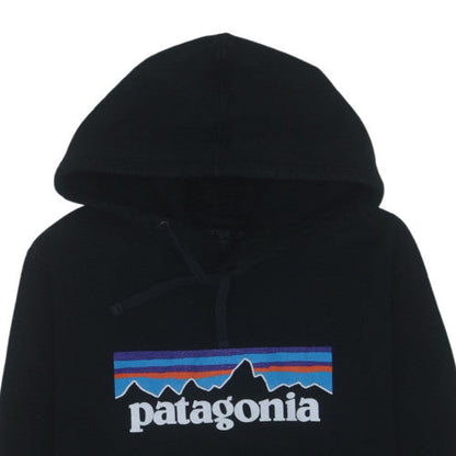 Patagonia Men’s Black Pullover Hoodie Regular Fit M Outdoor Fleece
