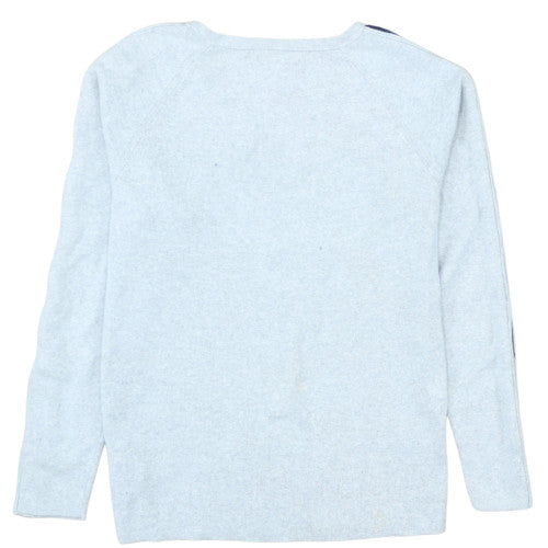 Tommy Hilfiger Men's Grey XL Crew Neck Logo Knit Jumper